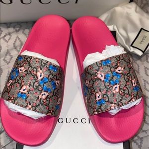 Gucci slides Kids size 35 (US 4.5)